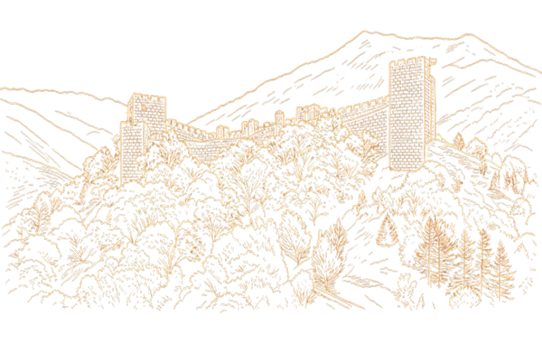 Tvrđava Maglič ilustracija